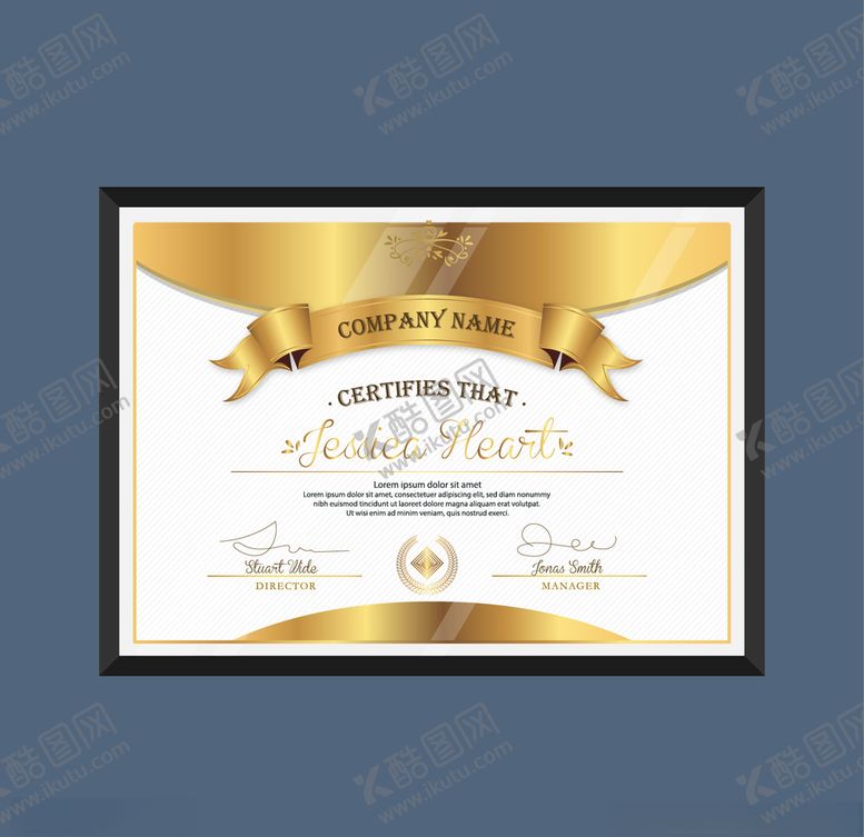 编号：20330609261505402939【酷图网】源文件下载-证书