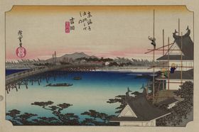日本街景风景浮世绘