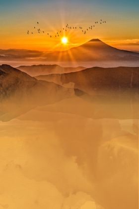 中式装饰画山水玄关玄关现代现代简约玄关