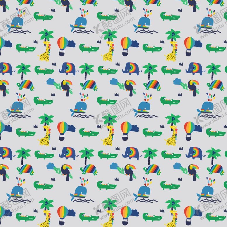 编号：66264309210753057867【酷图网】源文件下载-童装印花