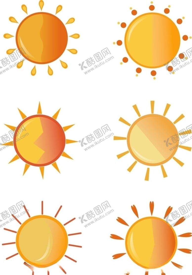 编号：69027410080211597438【酷图网】源文件下载-卡通太阳