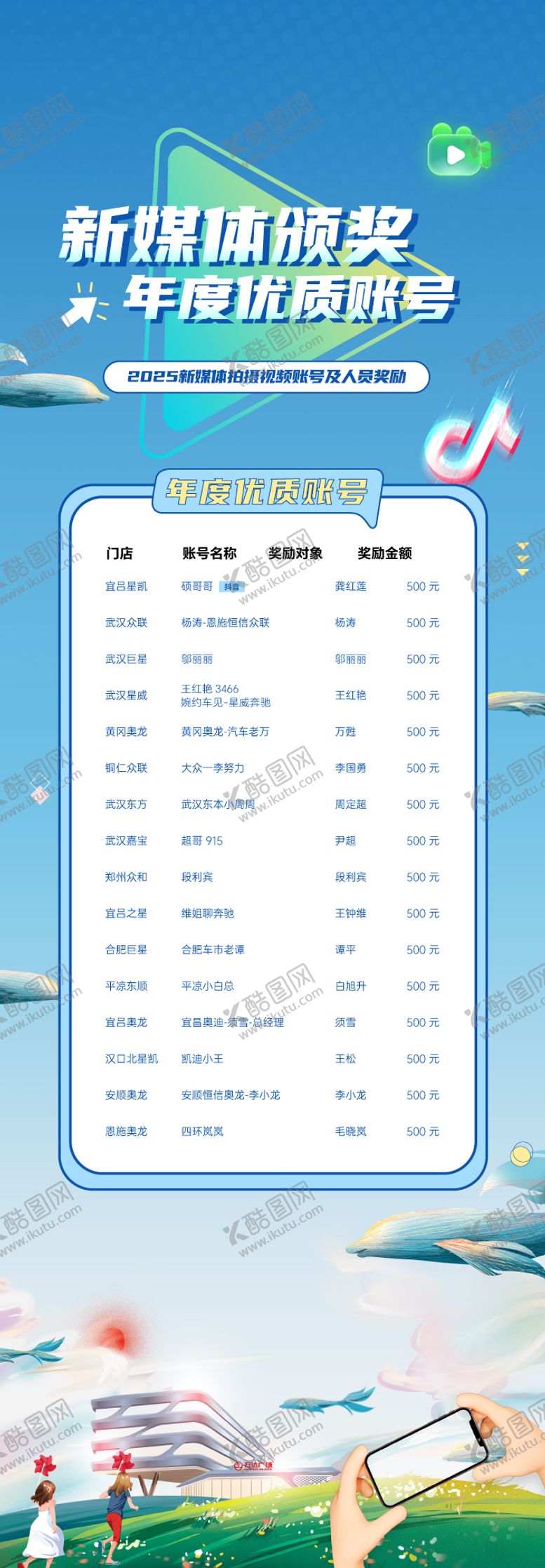 编号：17121003141410293976【酷图网】源文件下载-新媒体抖音直播海报