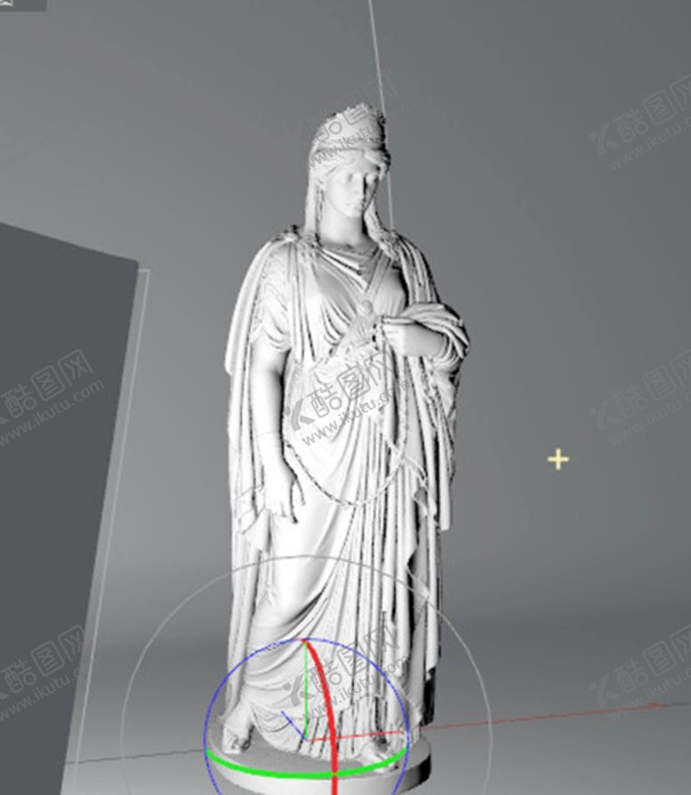 编号：58841110170726483311【酷图网】源文件下载-C4D模型女神像雕塑石膏雕像