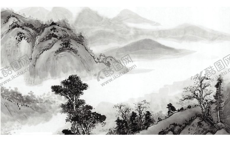 编号：14294310172223289230【酷图网】源文件下载-水墨山水
