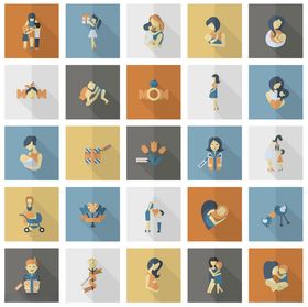 多彩卡通人物插画集合