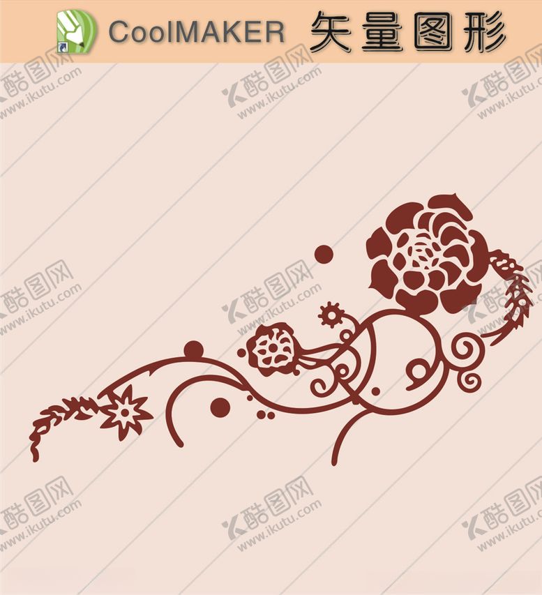 编号：49379810190848485817【酷图网】源文件下载-花草剪纸花草壁纸简洁手绘