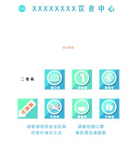饮食中心亚克力隔板
