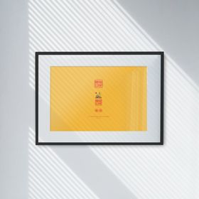广告牌样机室内海报地铁站智能贴图