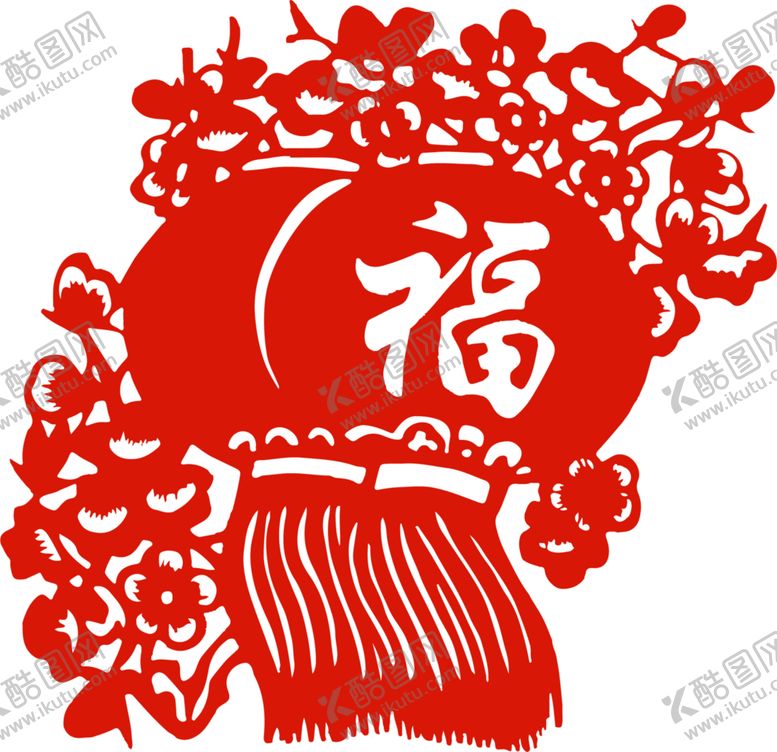 编号：21663109200228143975【酷图网】源文件下载-福字剪纸