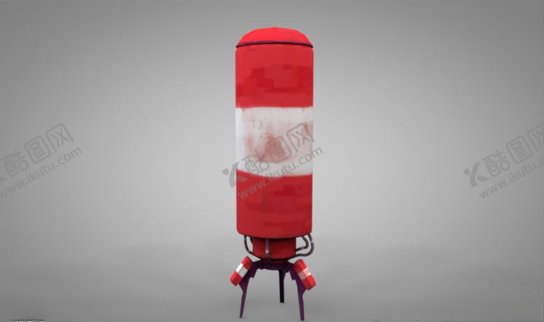 编号：47383310261315484650【酷图网】源文件下载-C4D模型火箭水塔
