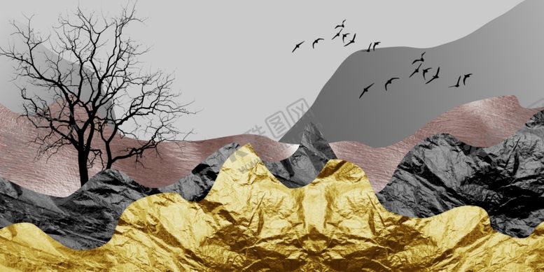 编号：37175007130107579422【酷图网】源文件下载-山水装饰画