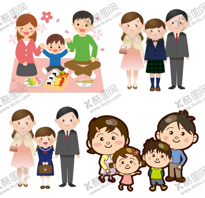 编号：41531309120557206266【酷图网】源文件下载-父母与孩子