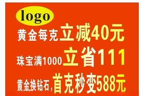 珠宝手举牌