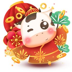 卡通牛形象