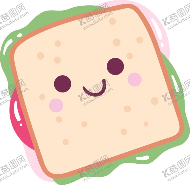 编号：99719710271348349175【酷图网】源文件下载-卡哇伊美食