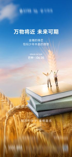 芒种高考海报
