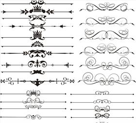 欧式花纹分割线