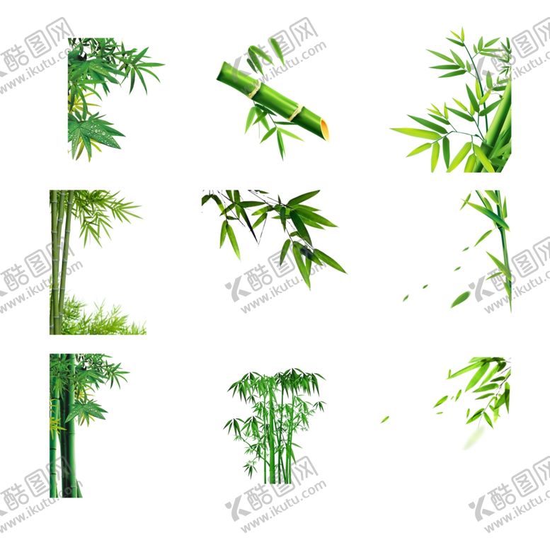 竹子背景素材元素