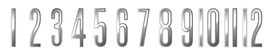 编号：40585910250445307033【酷图网】源文件下载-金属质感立体数字雕刻镭射钟表数