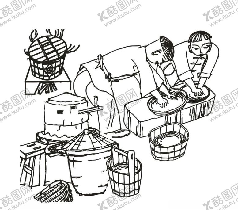 编号：80528909190144228180【酷图网】源文件下载-传统手工制作粽子矢量