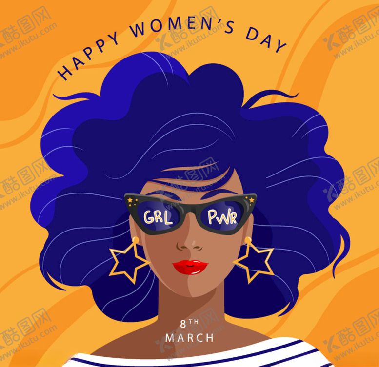 编号：46601010112343556438【酷图网】源文件下载-妇女节海报