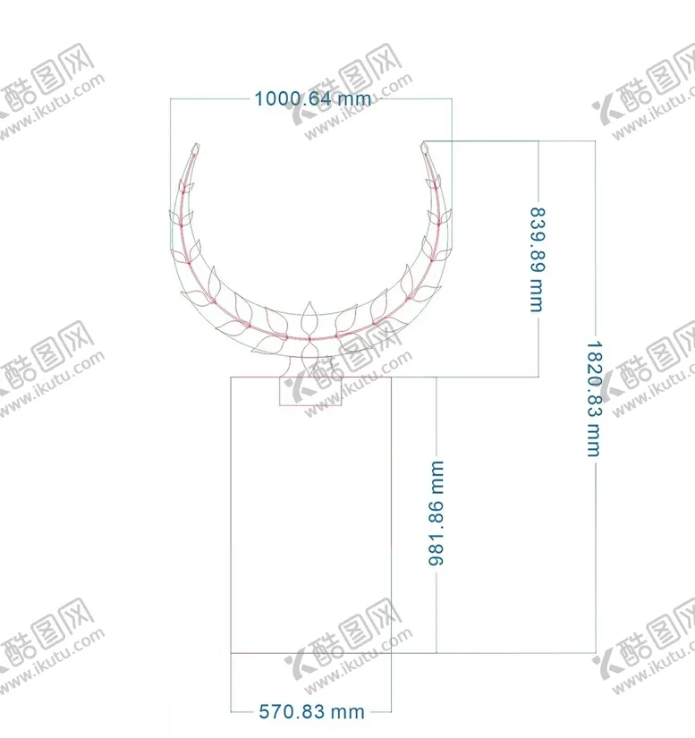 编号：45252802081424253313【酷图网】源文件下载-树叶花器