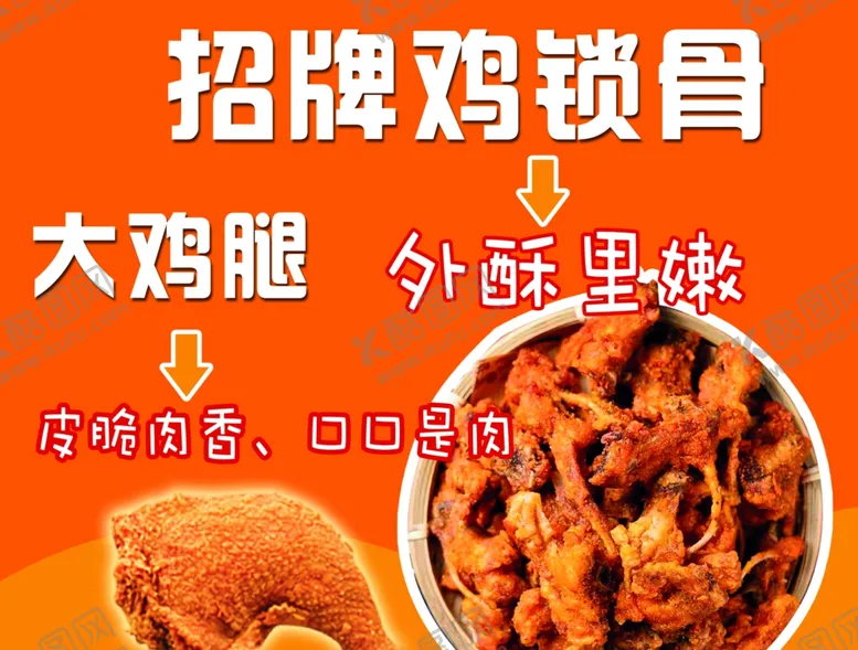 编号：49036203020011257629【酷图网】源文件下载-鸡锁骨