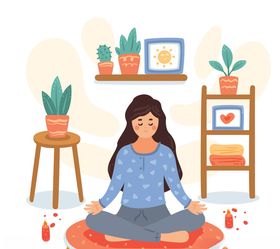 创意女子商务招聘海报矢量素材