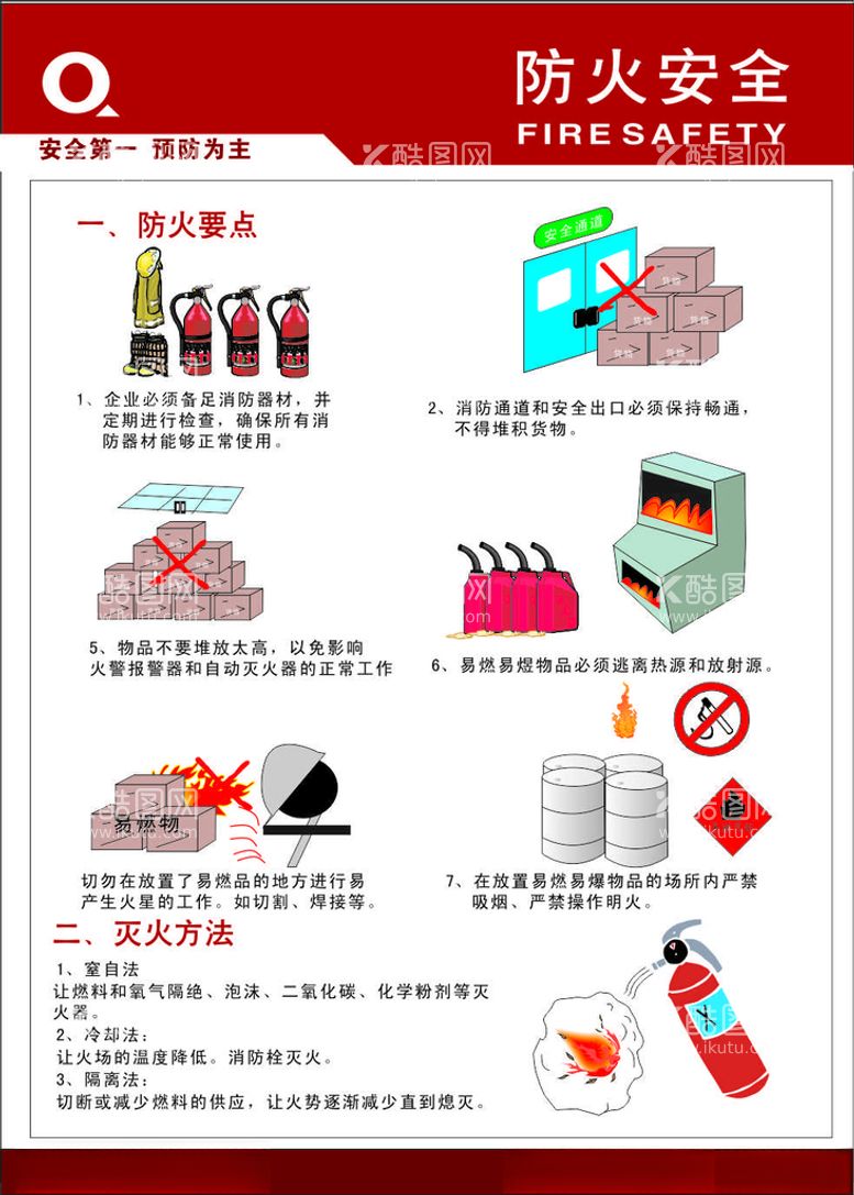 编号：62818912111743008405【酷图网】源文件下载-防火安全标牌