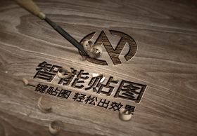 logo标志样机图片