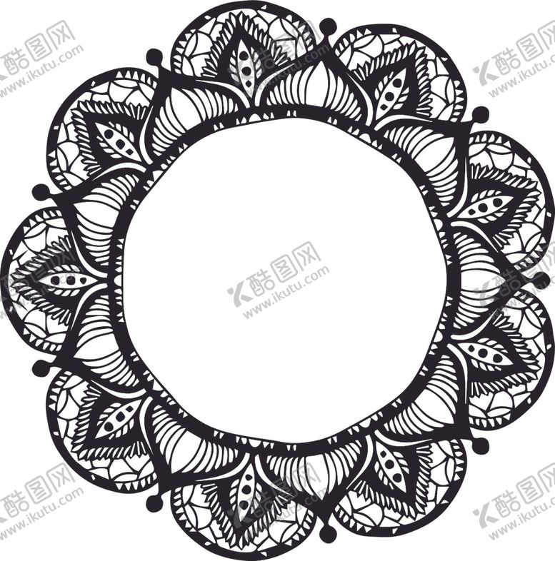 编号：28994009150155282135【酷图网】源文件下载-曼陀罗花纹