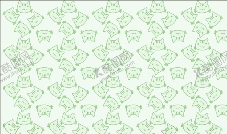 编号：53093509290429164505【酷图网】源文件下载-喵喵图案背景