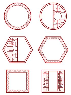 编号：64390710011335255461【酷图网】源文件下载-中式边框