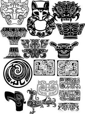 传统中式图案设计素材