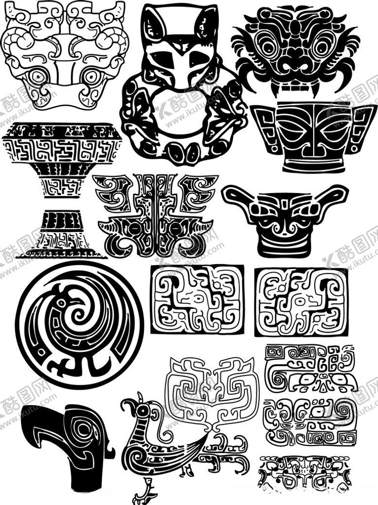 编号：35950911200457594263【酷图网】源文件下载-传统中式图案设计素材