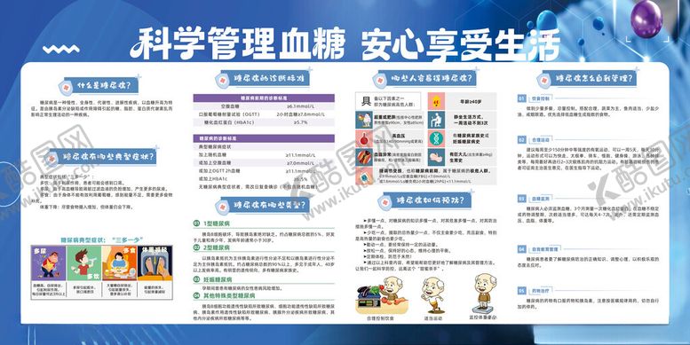 编号：83523104250416585421【酷图网】源文件下载-科学管理血糖安心享受生活
