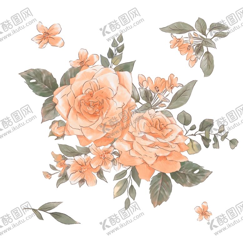 编号：59964410182257365111【酷图网】源文件下载-手绘鲜花