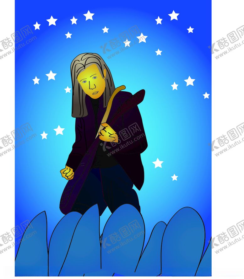 编号：29402910210029524767【酷图网】源文件下载-音乐人物开心乐队包装设计广告