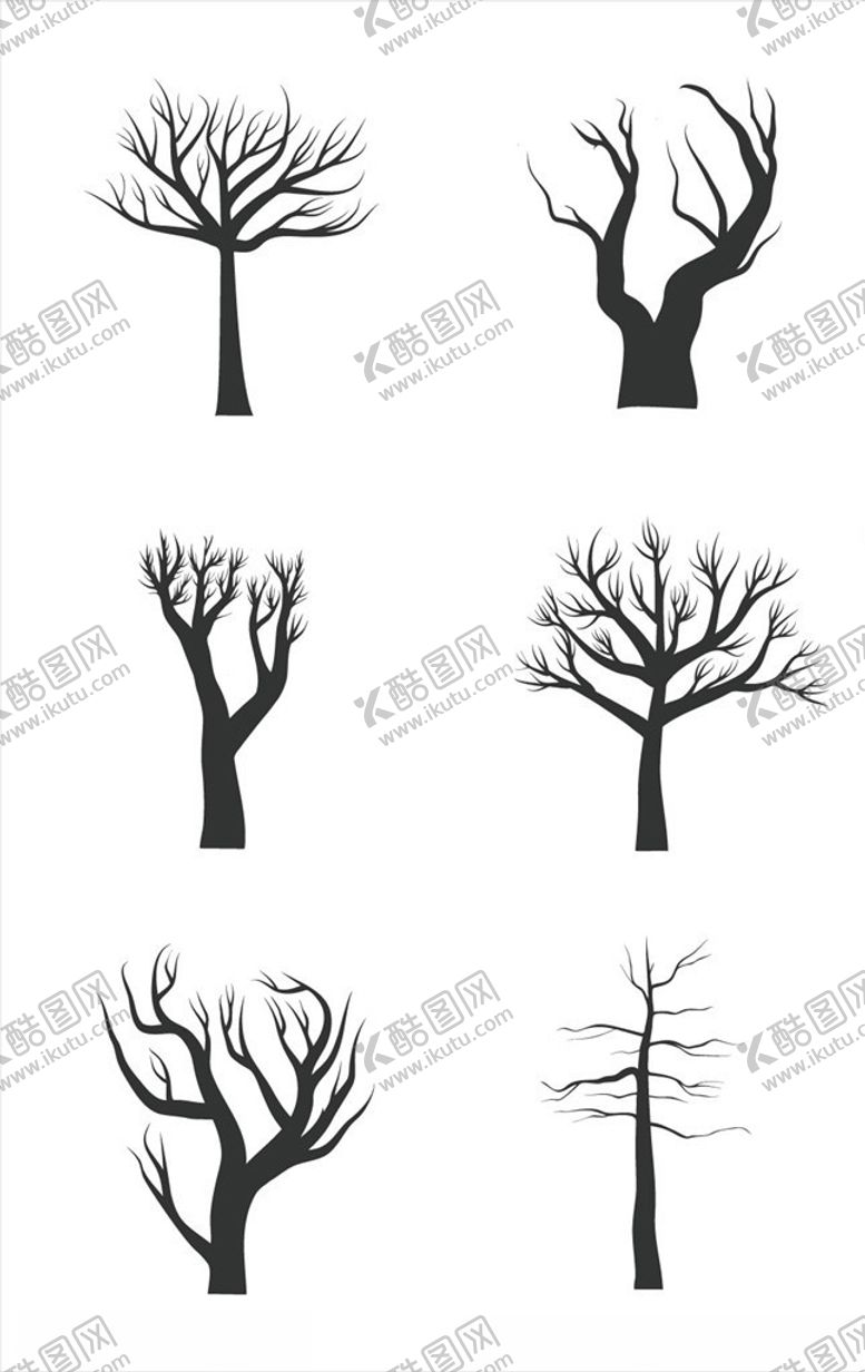 编号：24110406242046528448【酷图网】源文件下载-卡通树木素材