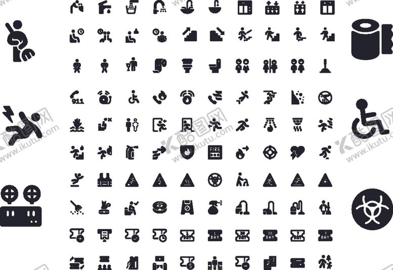 编号：26593310121741379048【酷图网】源文件下载-公共卫生安全图标