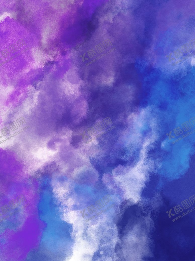 编号：77946909220504562975【酷图网】源文件下载-紫色水彩背景