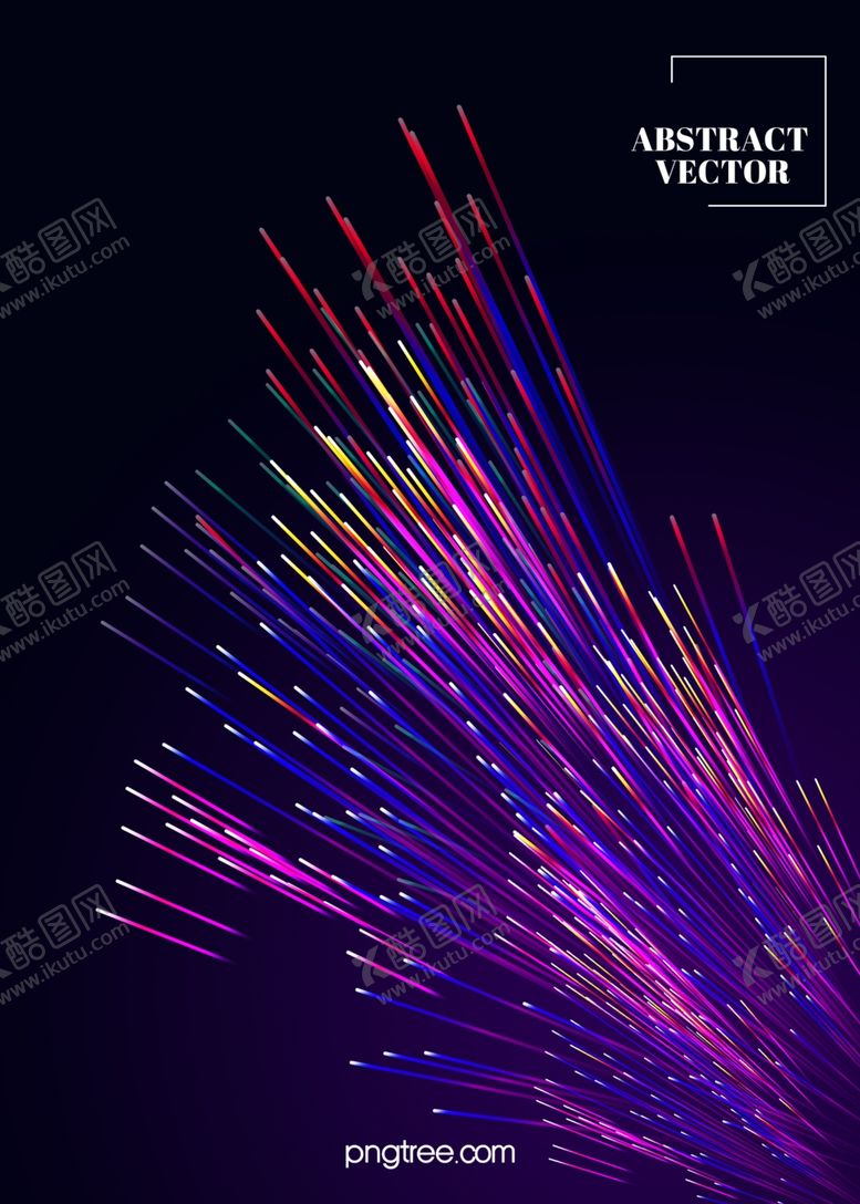 编号：44152810031750591290【酷图网】源文件下载-扁平风格动感光纤背景