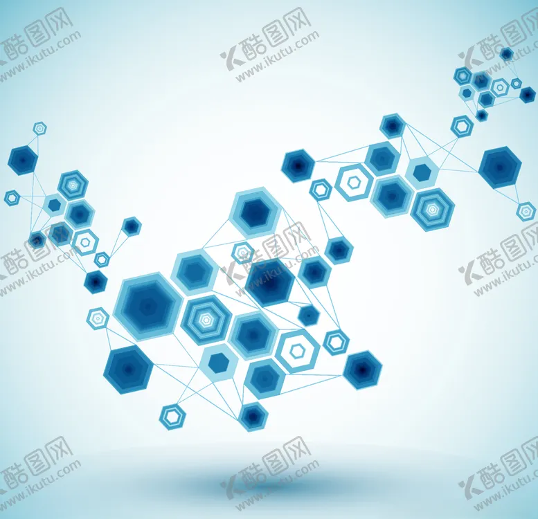 科技展板背景会议背景蓝色背景背景