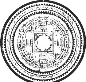 镂空花图案