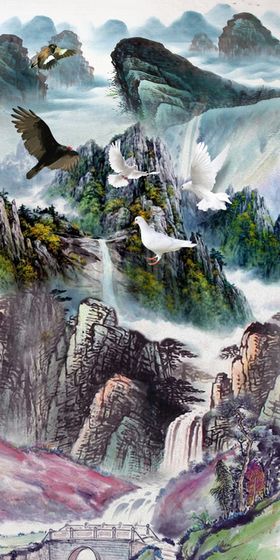 国画山水