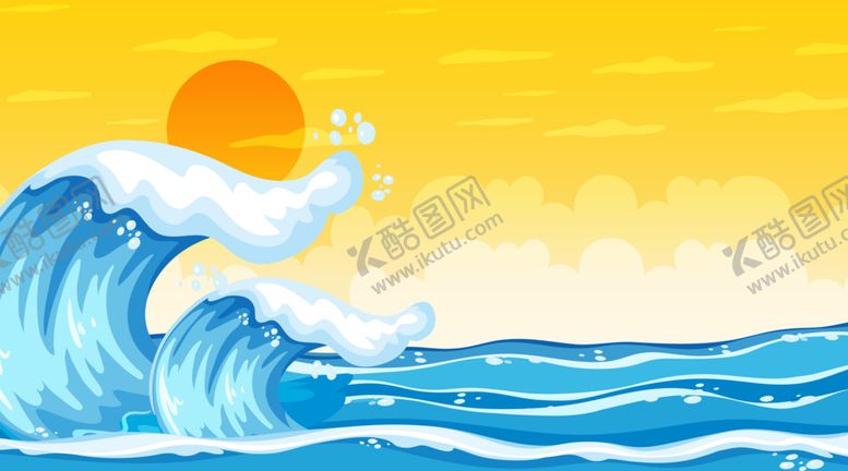 编号：98221012070129216837【酷图网】源文件下载-海浪