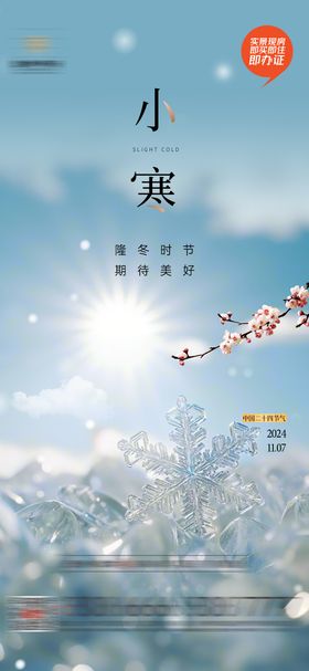 小寒节气移动端海报