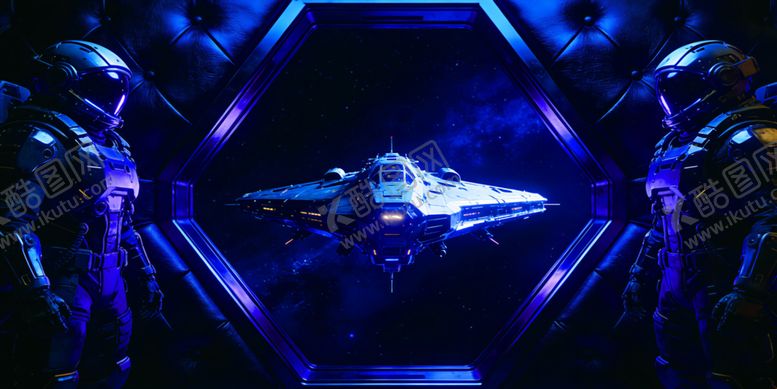 编号：70806804052324591244【酷图网】源文件下载-科幻风格的未来飞行器场景