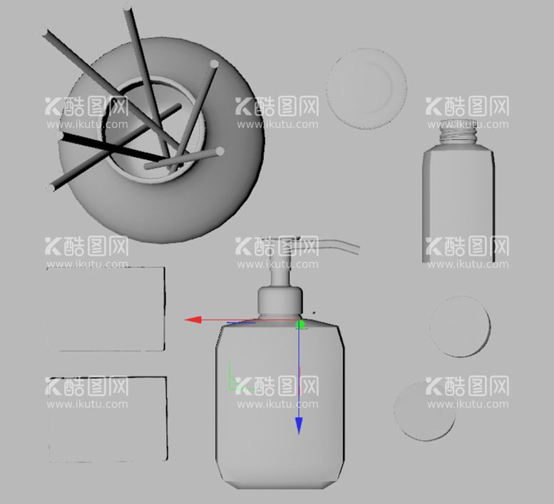 编号：66770112031407352213【酷图网】源文件下载-C4D模型香薰