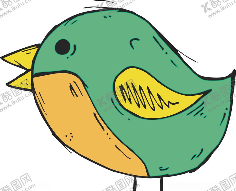 编号：69085510141058571480【酷图网】源文件下载-矢量卡通小鸟